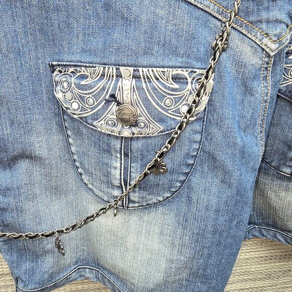 Dereon Denim Romper Womens Plus Size 1X VTG Y2K Urban Streetwear Blue Jean Belt - Picture 6 of 12